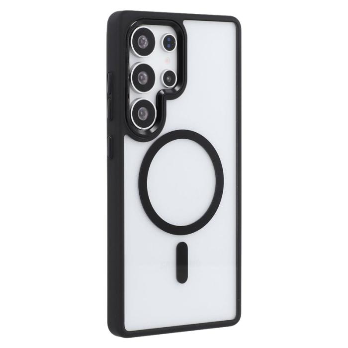 OEM - Mobilskal för Samsung Galaxy S26 Ultra Magnetiskt TPU + PC - Svart