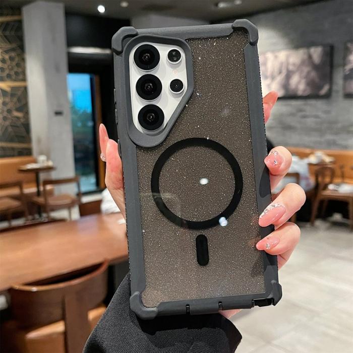 OEM - Mobilskal för Samsung Galaxy S26 Ultra Magnetiskt TPU + PC - Svart