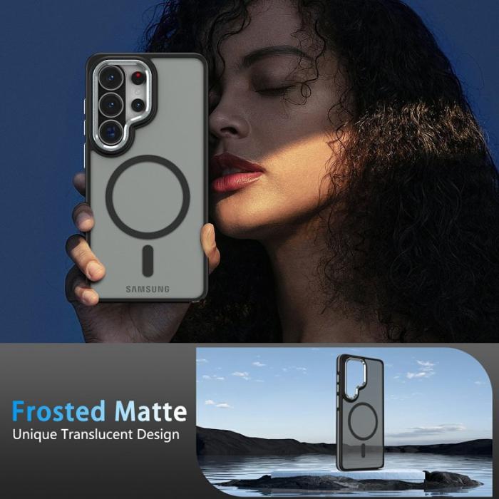 OEM - Mobilskal för Samsung Galaxy S26 Ultra Magnetiskt TPU PC - Svart