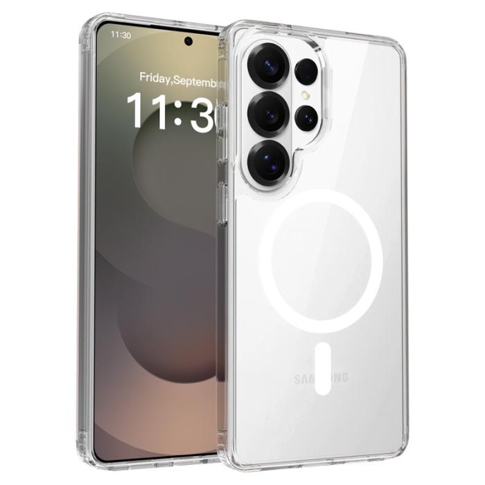 OEM - Mobilskal för Samsung Galaxy S26 Ultra Magnetiskt TPU + PC - Transparent