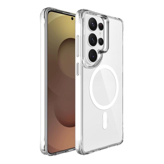 OEM - Mobilskal för Samsung Galaxy S26 Ultra Magnetiskt TPU + PC - Transparent