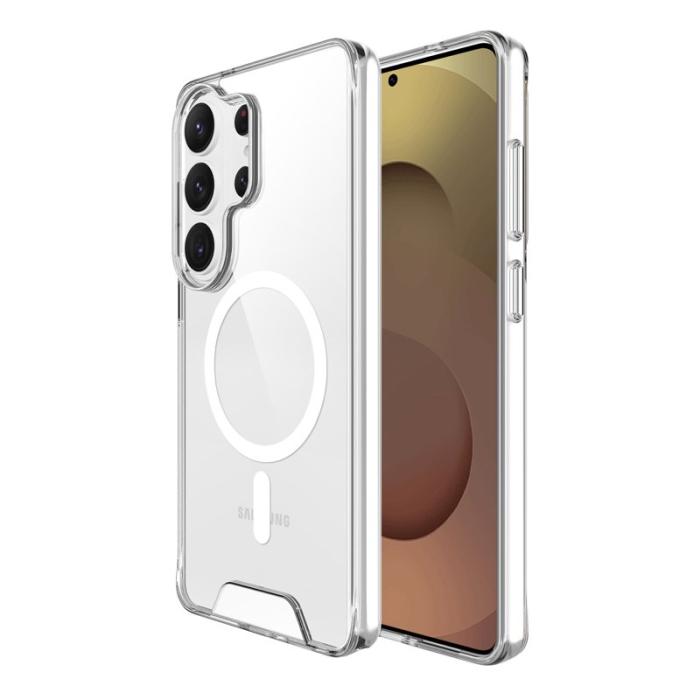 OEM - Mobilskal för Samsung Galaxy S26 Ultra Magnetiskt TPU + PC - Transparent