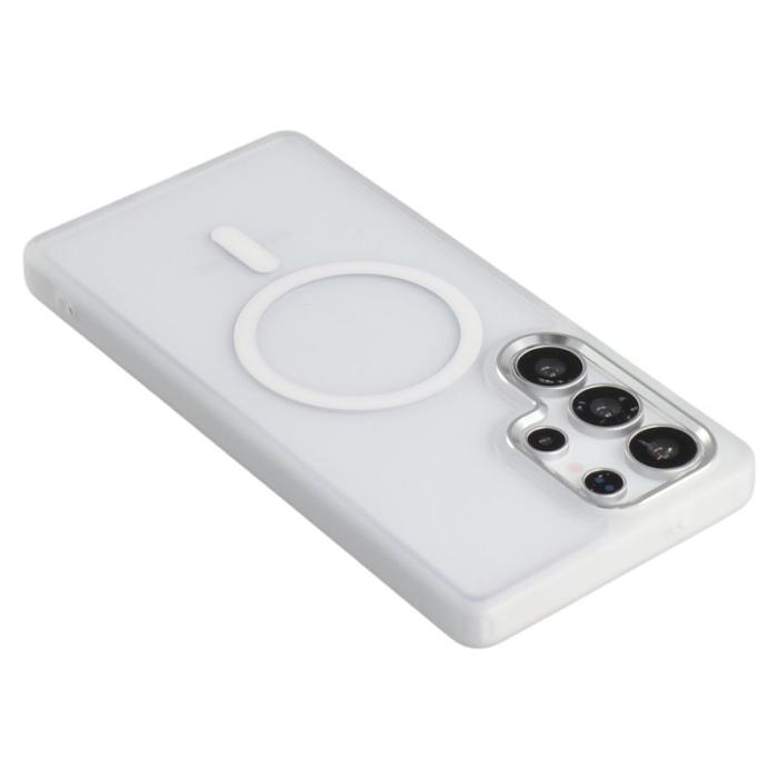 OEM - Mobilskal för Samsung Galaxy S26 Ultra Magnetiskt TPU + PC - Vit