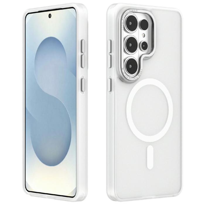 OEM - Mobilskal för Samsung Galaxy S26 Ultra Magnetiskt TPU + PC - Vit