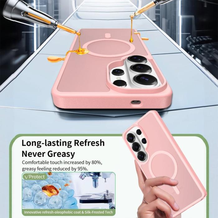 OEM - Mobilskal för Samsung Galaxy S26 Ultra Magnetiskt TPU - Rosa