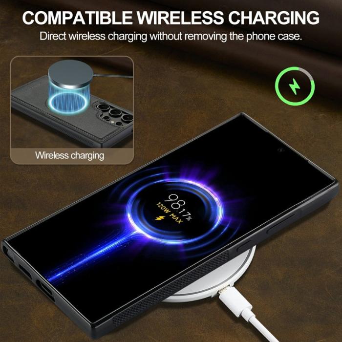 LC.imeeke - LC.IMEEKE Mobilskal för Samsung Galaxy S26 Ultra Magnetiskt TPU - Svart