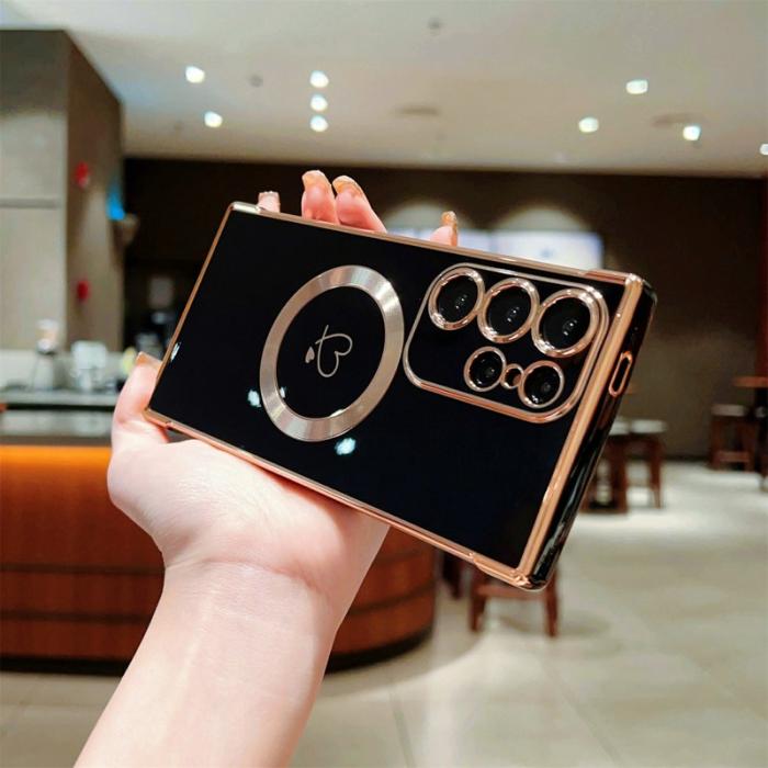 OEM - Mobilskal för Samsung Galaxy S26 Ultra Magnetiskt TPU - Svart