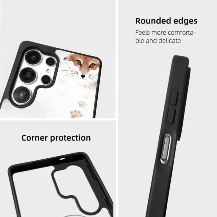 EYCASE - EYCASE Mobilskal för Samsung Galaxy S26 Ultra Magnetiskt TPU - Svart