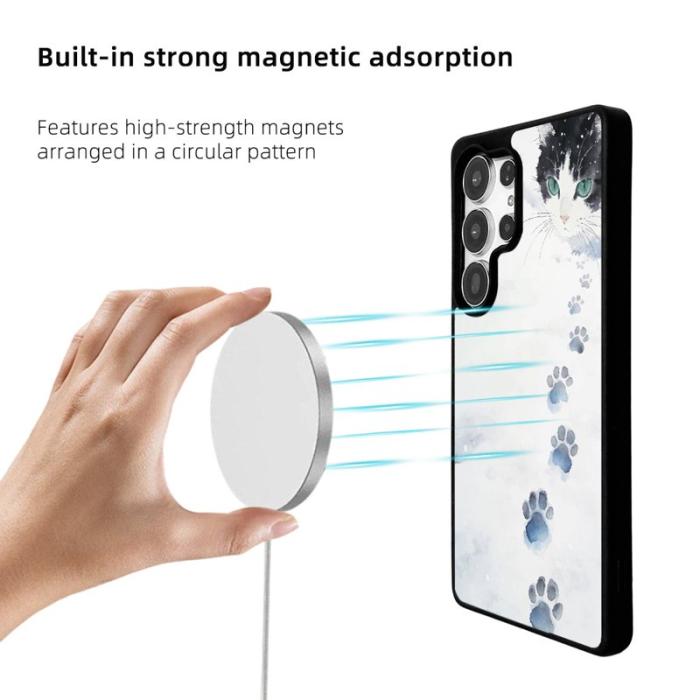 EYCASE - EYCASE Mobilskal för Samsung Galaxy S26 Ultra Magnetiskt TPU - Svart