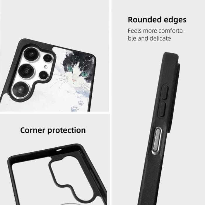 EYCASE - EYCASE Mobilskal för Samsung Galaxy S26 Ultra Magnetiskt TPU - Svart