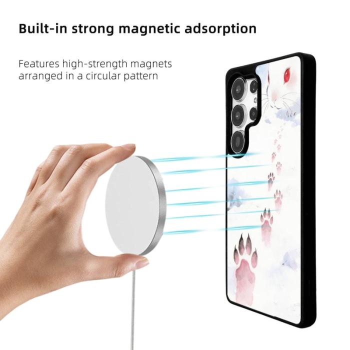 EYCASE - EYCASE Mobilskal för Samsung Galaxy S26 Ultra Magnetiskt TPU - Svart