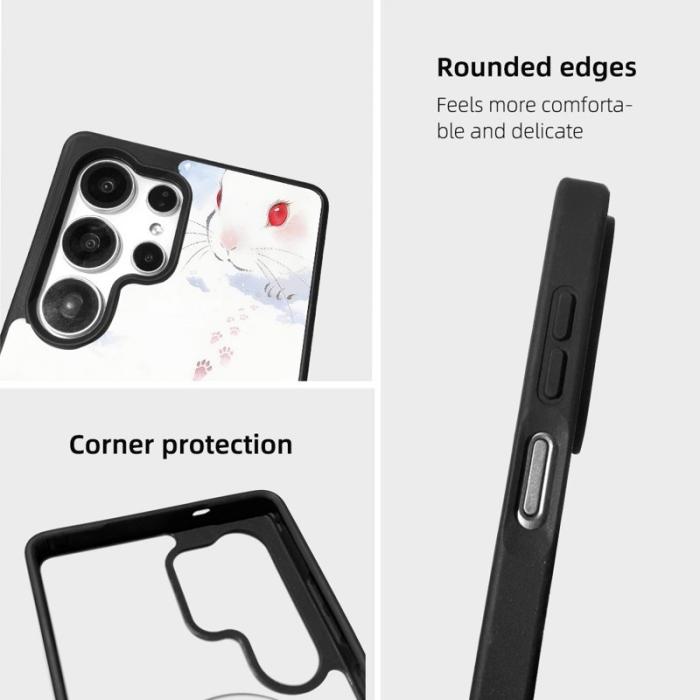 EYCASE - EYCASE Mobilskal för Samsung Galaxy S26 Ultra Magnetiskt TPU - Svart