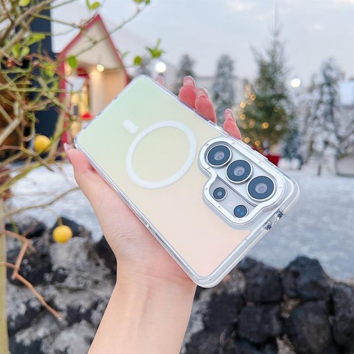 OEM - Mobilskal för Samsung Galaxy S26 Ultra Magnetiskt TPU - Vit