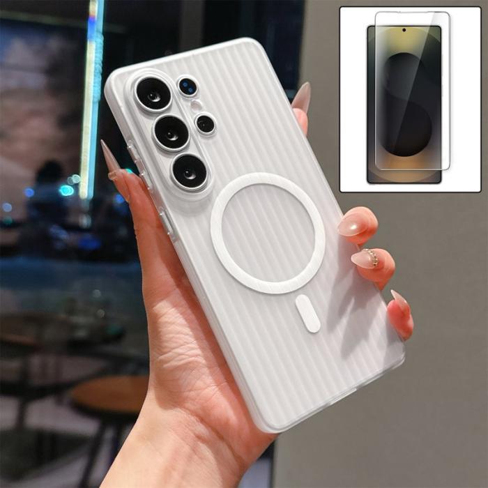 OEM - Mobilskal för Samsung Galaxy S26 Ultra Magnetiskt TPU - Vit