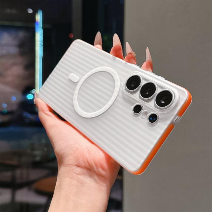 OEM - Mobilskal för Samsung Galaxy S26 Ultra Magnetiskt TPU - Vit