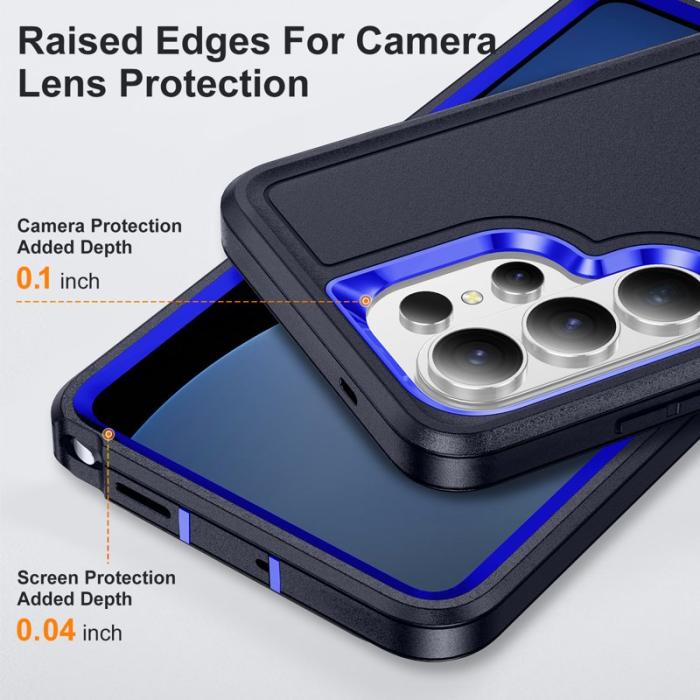 OEM - Mobilskal för Samsung Galaxy S26 Ultra PC + Silikon - Svart