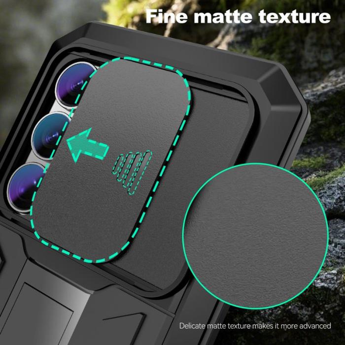 R-JUST - R-JUST Mobilskal för Samsung Galaxy S26 Ultra PC + Silikon - Svart