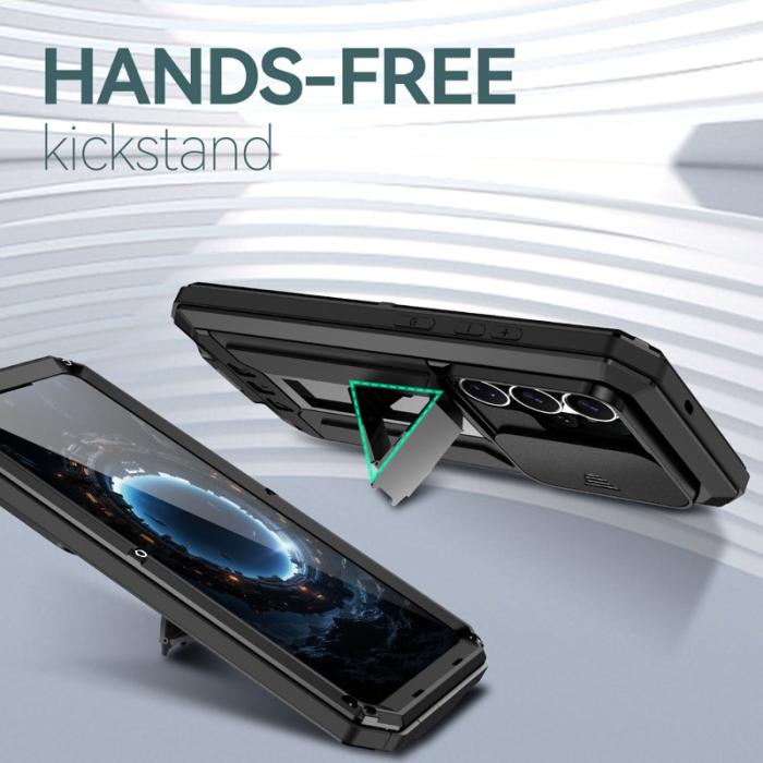 R-JUST - R-JUST Mobilskal för Samsung Galaxy S26 Ultra PC + Silikon - Svart