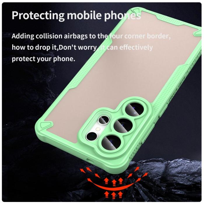 OEM - Mobilskal för Samsung Galaxy S26 Ultra PC + TPU - Grön