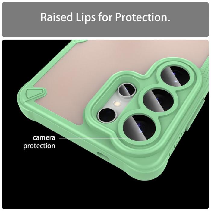 OEM - Mobilskal för Samsung Galaxy S26 Ultra PC + TPU - Grön