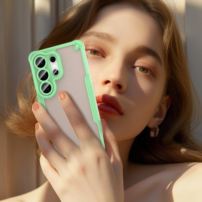 OEM - Mobilskal för Samsung Galaxy S26 Ultra PC + TPU - Grön