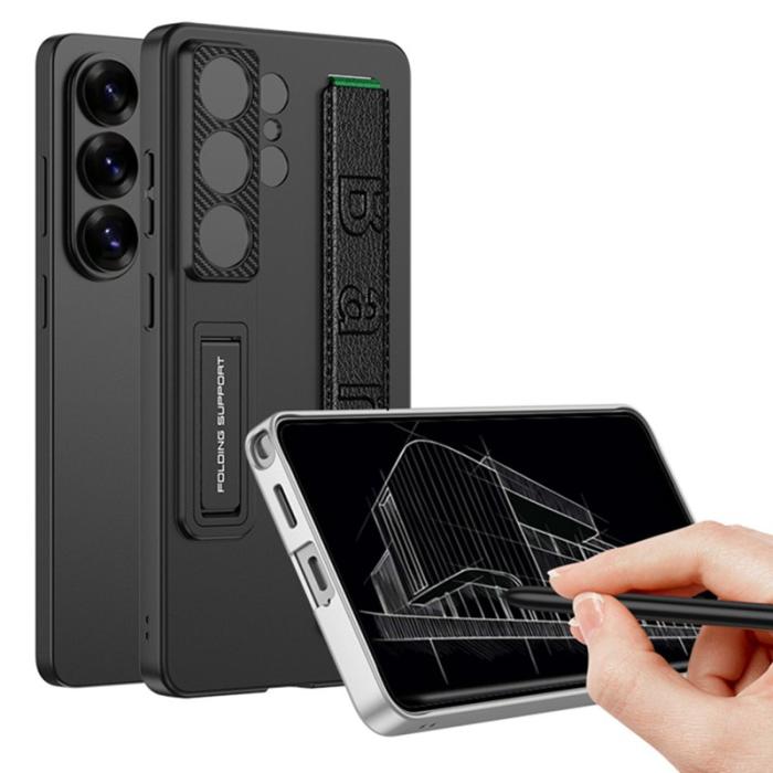 GKK - GKK Mobilskal för Samsung Galaxy S26 Ultra PC + TPU Kickstand - Svart