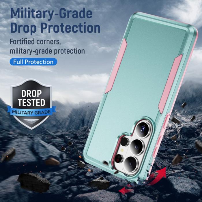 OEM - Mobilskal för Samsung Galaxy S26 Ultra PC + TPU Militärklass - Grön