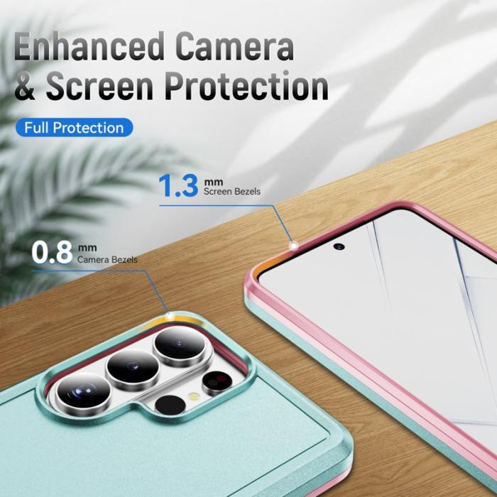 OEM - Mobilskal för Samsung Galaxy S26 Ultra PC + TPU Militärklass - Grön