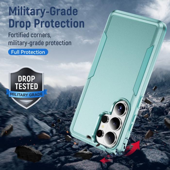 OEM - Mobilskal för Samsung Galaxy S26 Ultra PC + TPU Militärklass - Grön