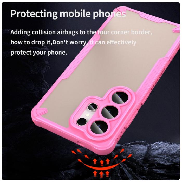 OEM - Mobilskal för Samsung Galaxy S26 Ultra PC + TPU - Rosa