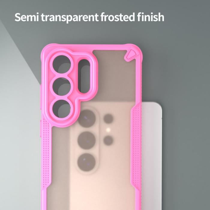 OEM - Mobilskal för Samsung Galaxy S26 Ultra PC + TPU - Rosa