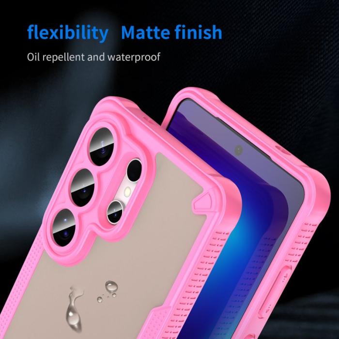 OEM - Mobilskal för Samsung Galaxy S26 Ultra PC + TPU - Rosa