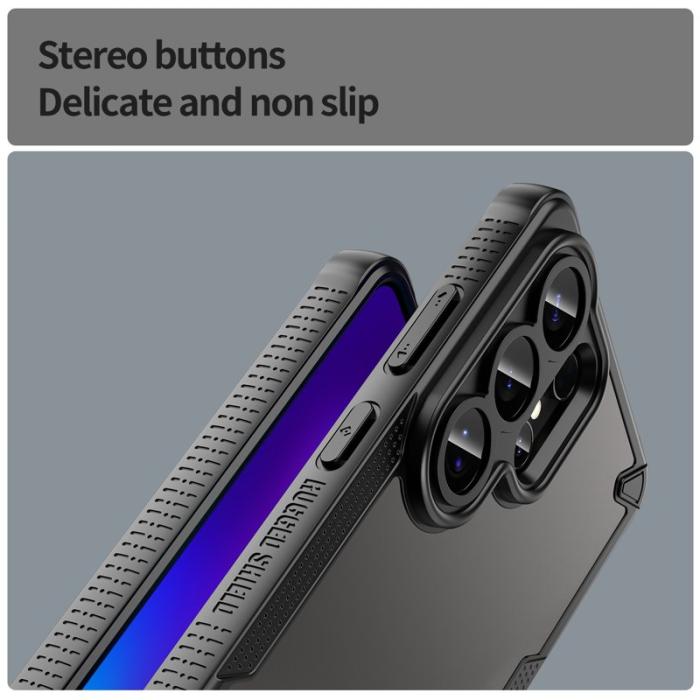 OEM - Mobilskal för Samsung Galaxy S26 Ultra PC + TPU - Svart