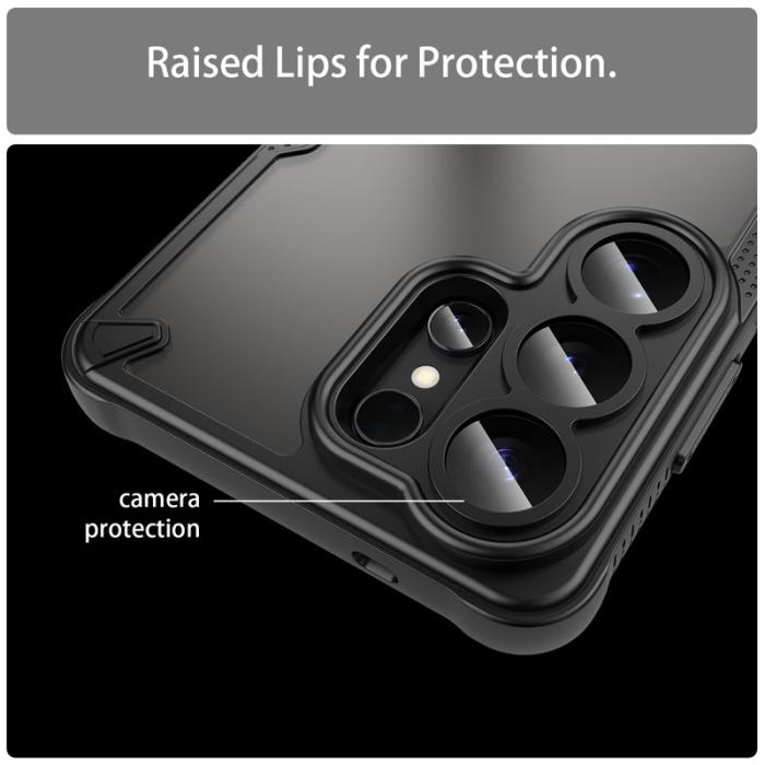 OEM - Mobilskal för Samsung Galaxy S26 Ultra PC + TPU - Svart