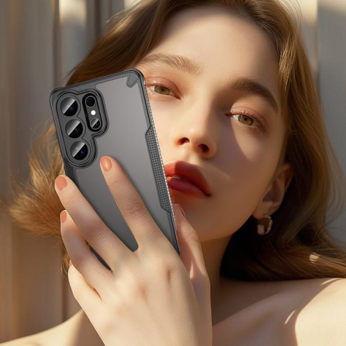 OEM - Mobilskal för Samsung Galaxy S26 Ultra PC + TPU - Svart