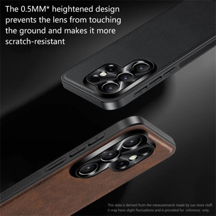 OEM - Mobilskal för Samsung Galaxy S26 Ultra PU + TPU + PC - Grön