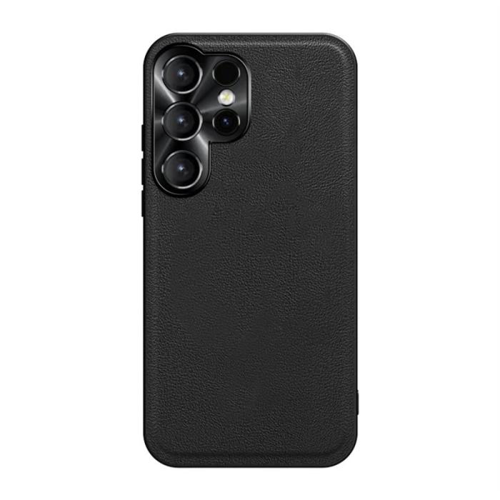 OEM - Mobilskal för Samsung Galaxy S26 Ultra PU + TPU + PC - Svart