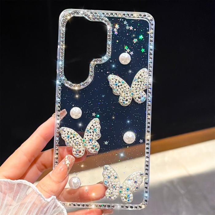 OEM - Mobilskal för Samsung Galaxy S26 Ultra Rhinestone TPU + PC - Glitter