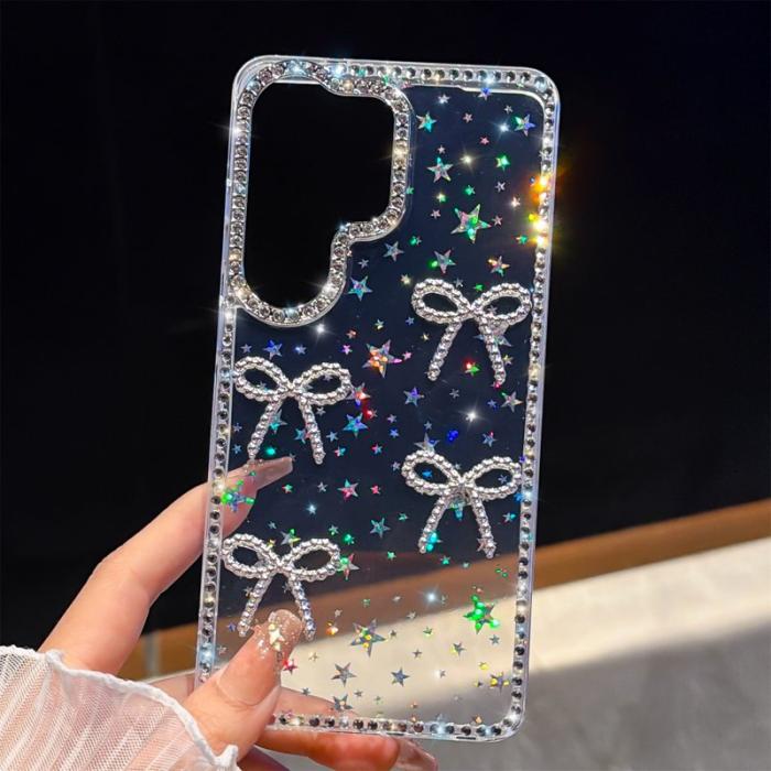 OEM - Mobilskal för Samsung Galaxy S26 Ultra Rhinestone TPU + PC - Stjärntransparent