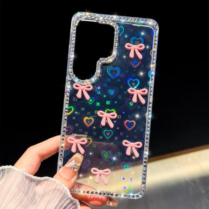 OEM - Mobilskal för Samsung Galaxy S26 Ultra Rhinestone TPU + PC - Transparent