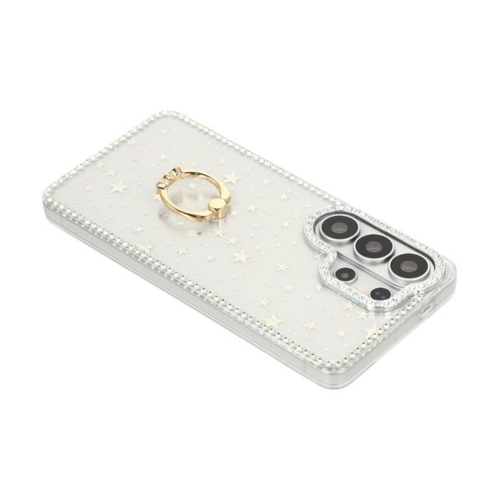 OEM - Mobilskal för Samsung Galaxy S26 Ultra Ring Kickstand TPU + PC - Transparent