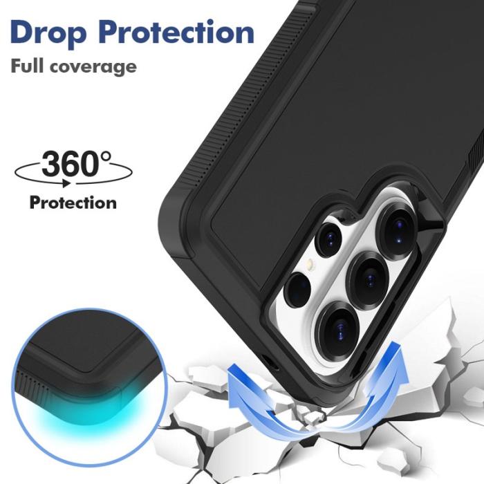 OEM - Mobilskal för Samsung Galaxy S26 Ultra Shockproof PC + TPU - Svart