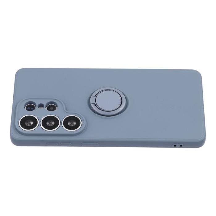 OEM - Mobilskal för Samsung Galaxy S26 Ultra Silikon med Ring Kickstand - Mörkblå