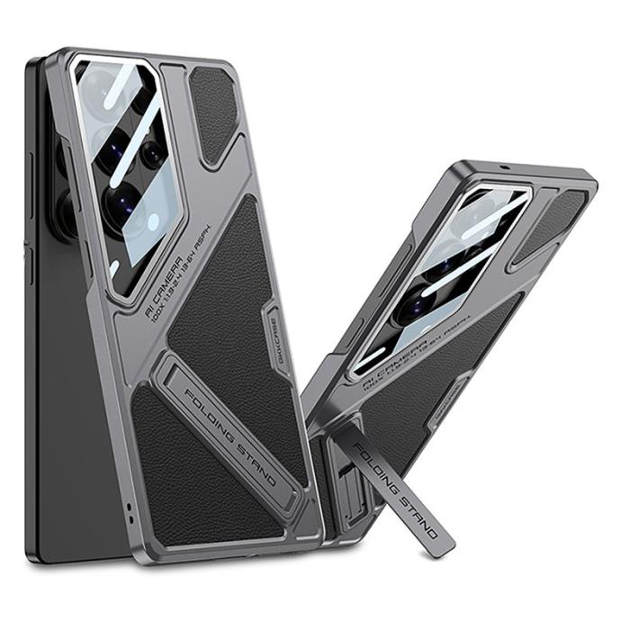 GKK - GKK Mobilskal för Samsung Galaxy S26 Ultra Stötbeständig PC + PU - Svart