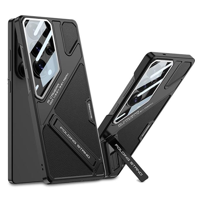 GKK - GKK Mobilskal för Samsung Galaxy S26 Ultra Stötbeständig PC + PU - Svart