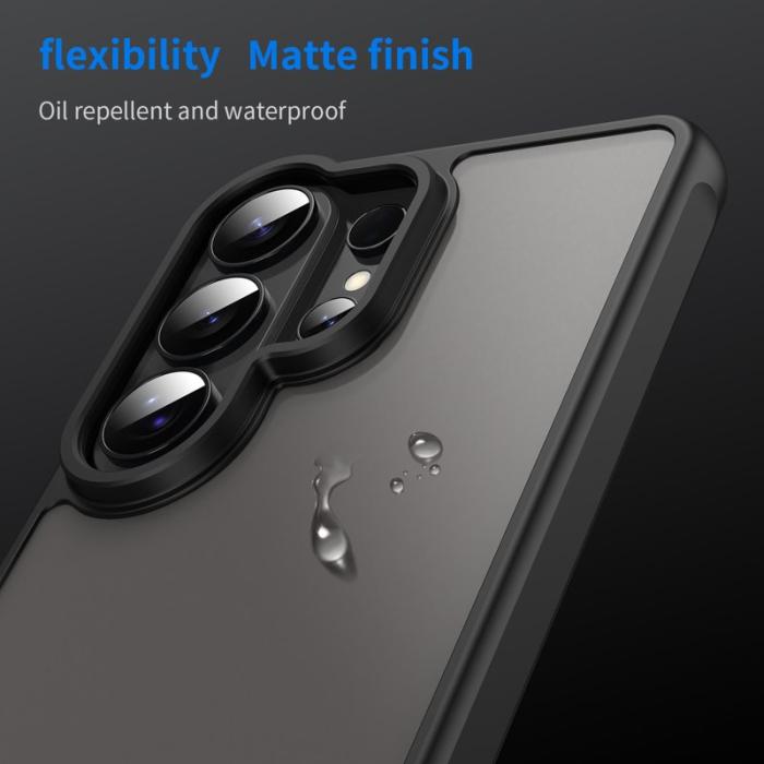 OEM - Mobilskal för Samsung Galaxy S26 Ultra Stötsäker PC + TPU - Svart