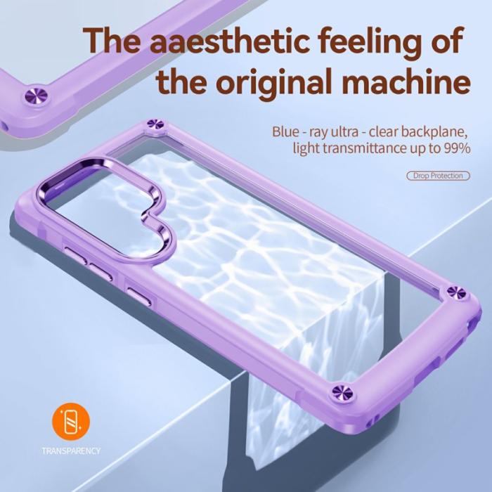 OEM - Mobilskal för Samsung Galaxy S26 Ultra Stöttålig PC + TPU - Lila