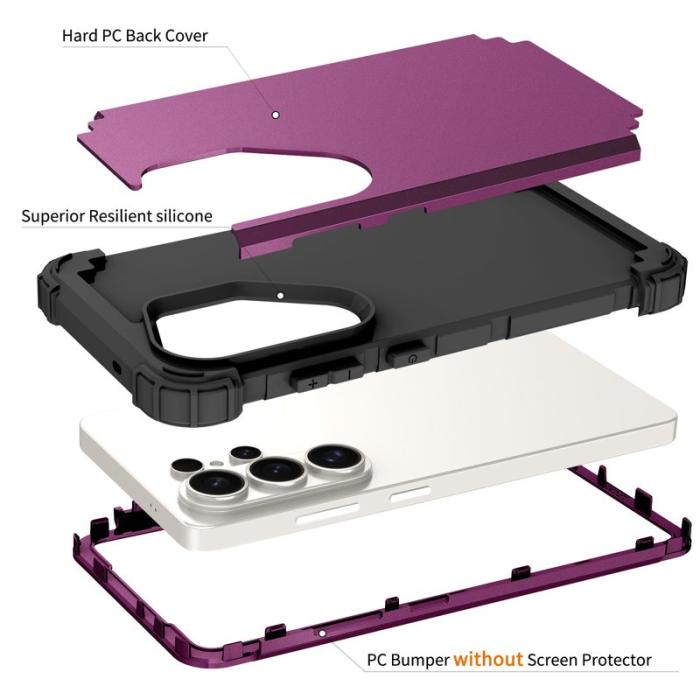 OEM - Mobilskal för Samsung Galaxy S26 Ultra Stöttålig PC + TPU - Lila