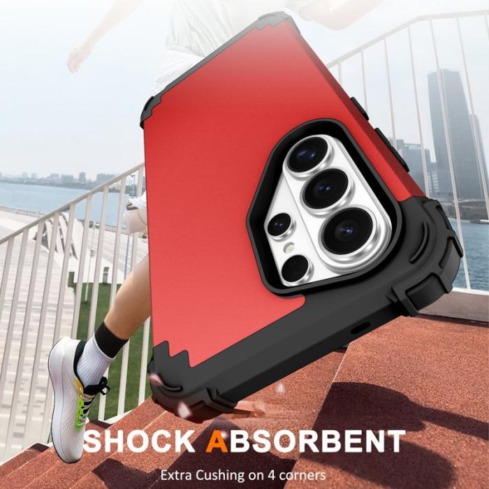 OEM - Mobilskal för Samsung Galaxy S26 Ultra Stöttålig PC + TPU - Röd