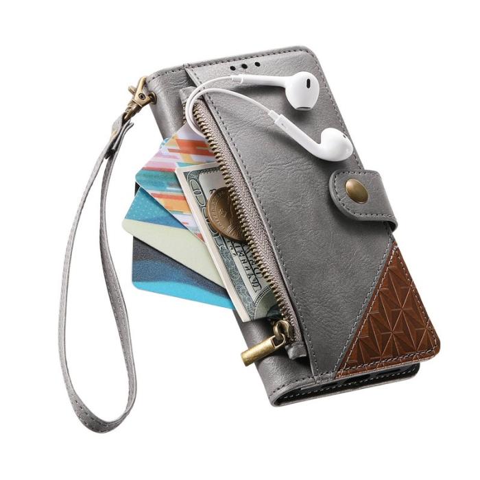 OEM - Mobilskal för Samsung Galaxy S26 Ultra TPU + Konstläder - Grå